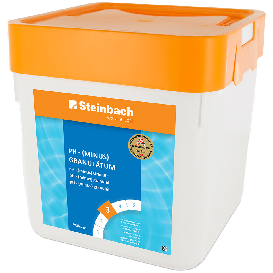Aquacorrect pH- (MINUS) pH érték csökkentő granulátum 7,5kg