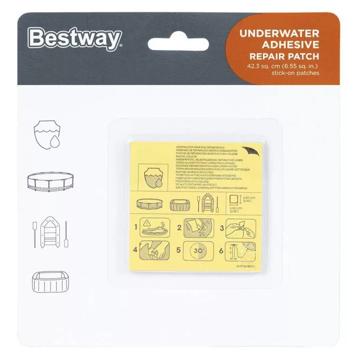 Bestway vízalatti javító tapasz 6,5 x 6,5 cm
