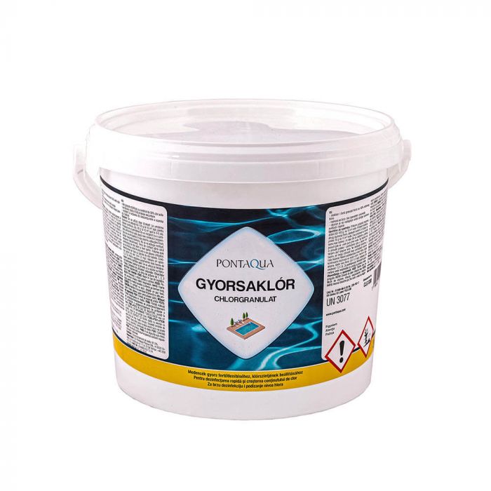Gyorsaklór gyorsan oldódó klórgranulátum 3 kg
