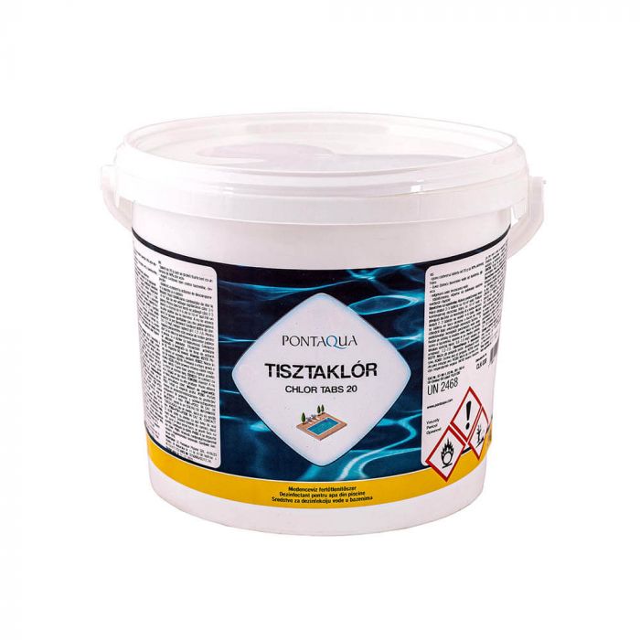 Tisztaklór 20g lassan oldódó mini klórtabletta - 3 kg