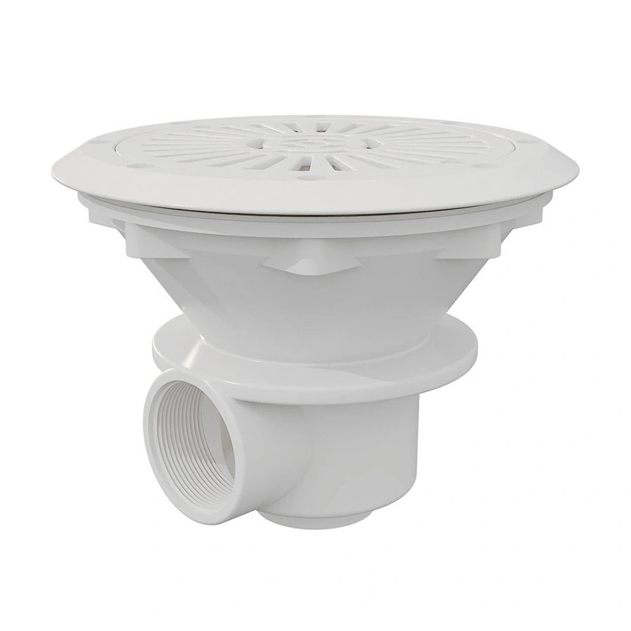 Astralpool padlóürítő ø210mm, 2" - 1,5" BM - fehér